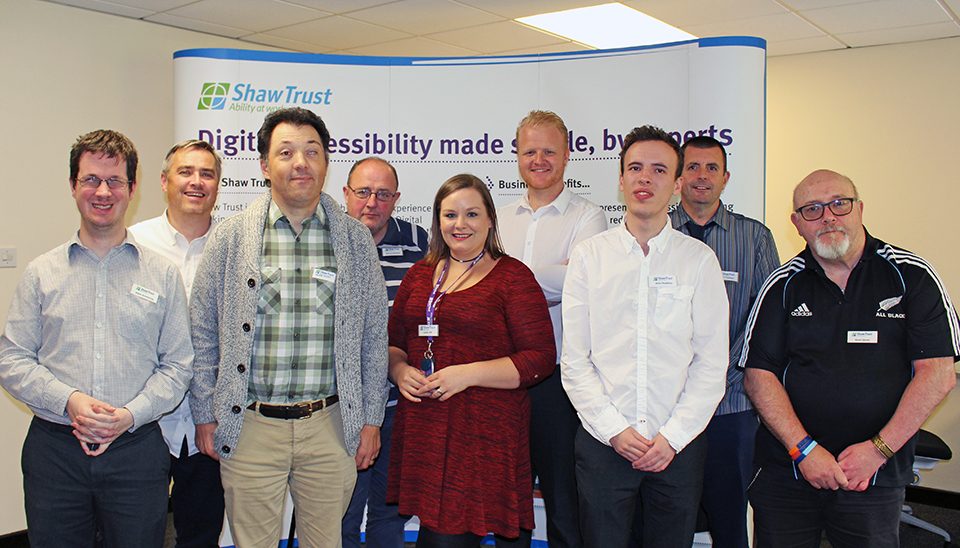 Shaw Trust Accessibility services team